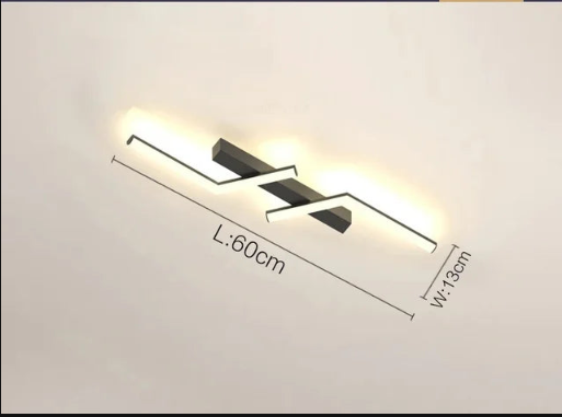 Modern Linear LED Ceiling Lamp for Minimalist Lighting