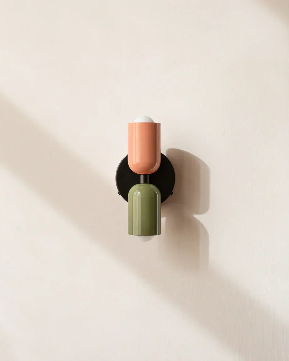 Modern Metal Up Down Wall Light 9 Inch