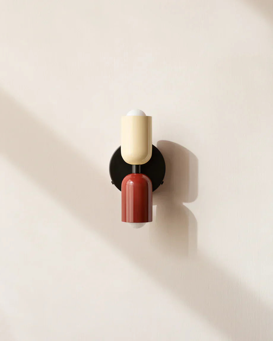 Modern Metal Up Down Wall Light 9 Inch