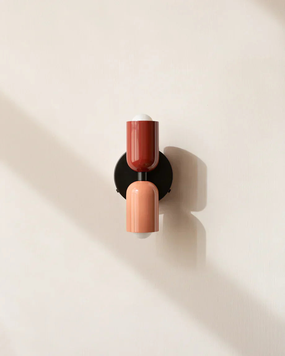 Modern Metal Up Down Wall Light 9 Inch