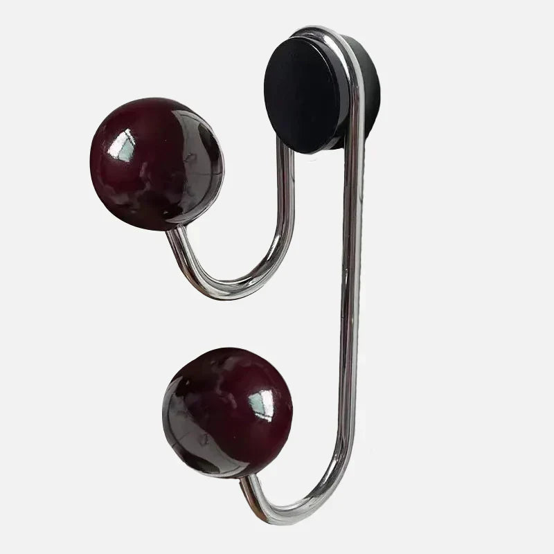 Magnetic Eames Dot Hooks in Silver, Red, Black