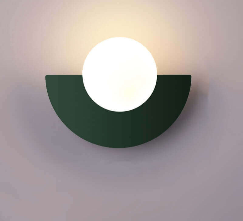 Modern Half-Moon LED Wall Lamp