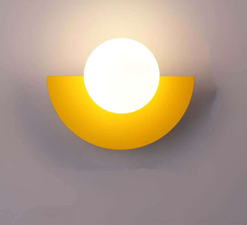 Modern Half-Moon LED Wall Lamp