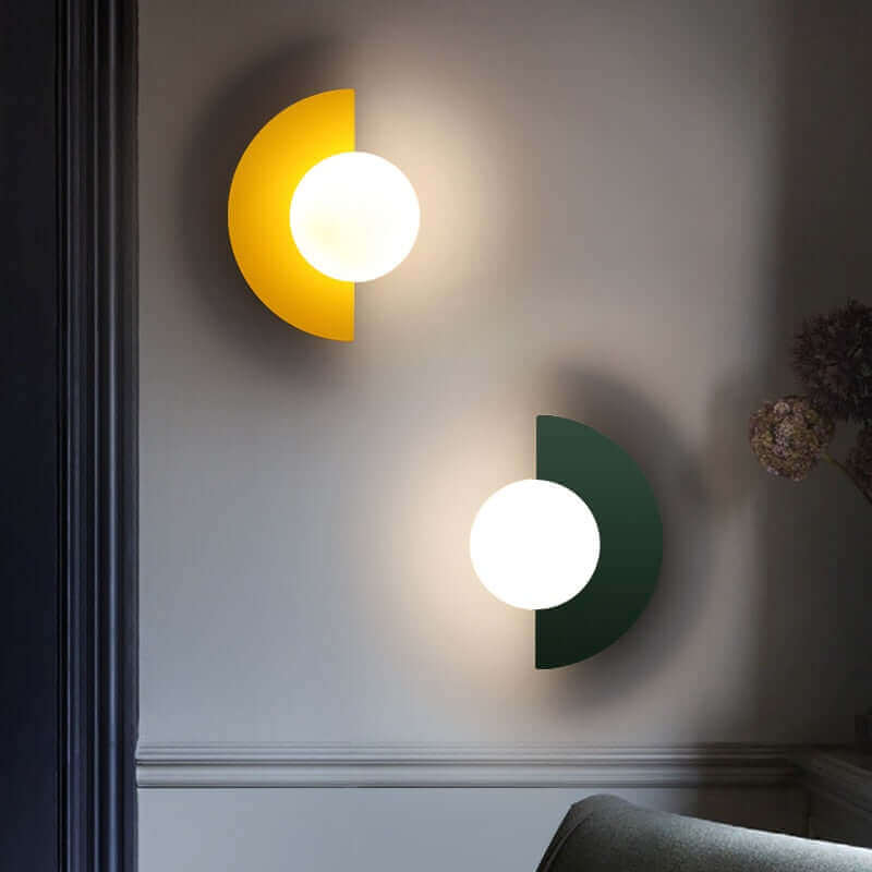 Modern Half-Moon LED Wall Lamp
