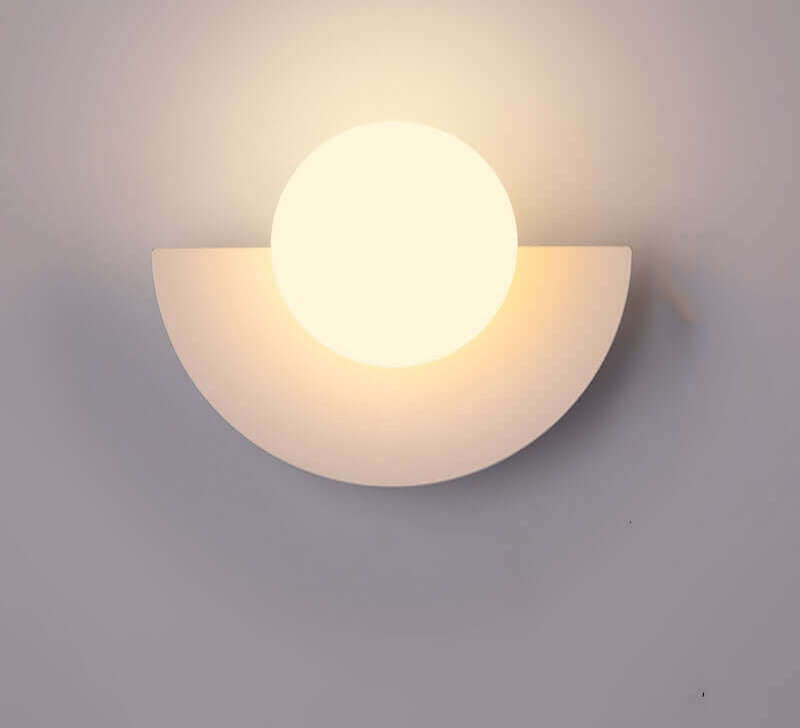 Modern Half-Moon LED Wall Lamp