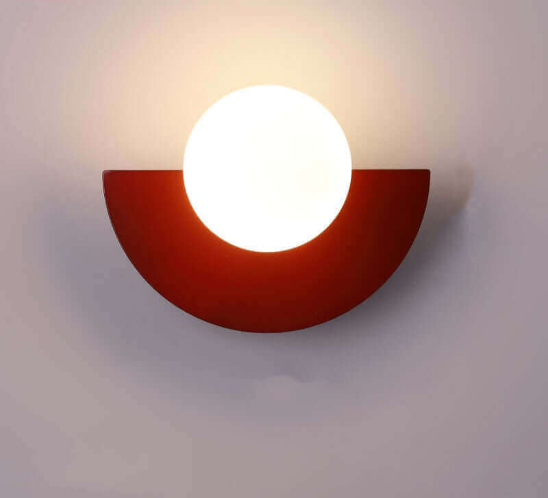 Modern Half-Moon LED Wall Lamp