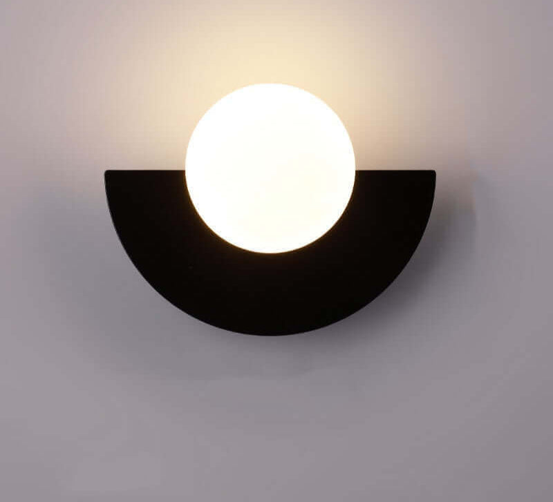 Modern Half-Moon LED Wall Lamp
