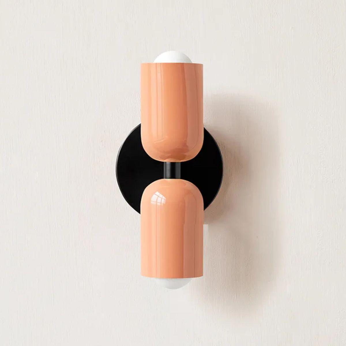 Double Head Scandinavian Wall Lamp in Glass