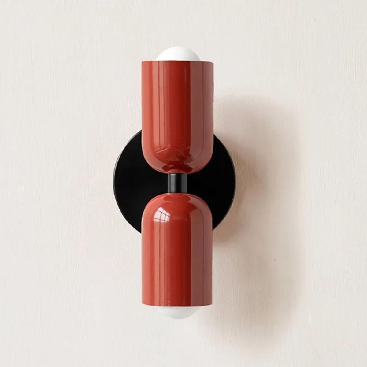 Dual-Head Scandinavian Wall Lamp in Glass
