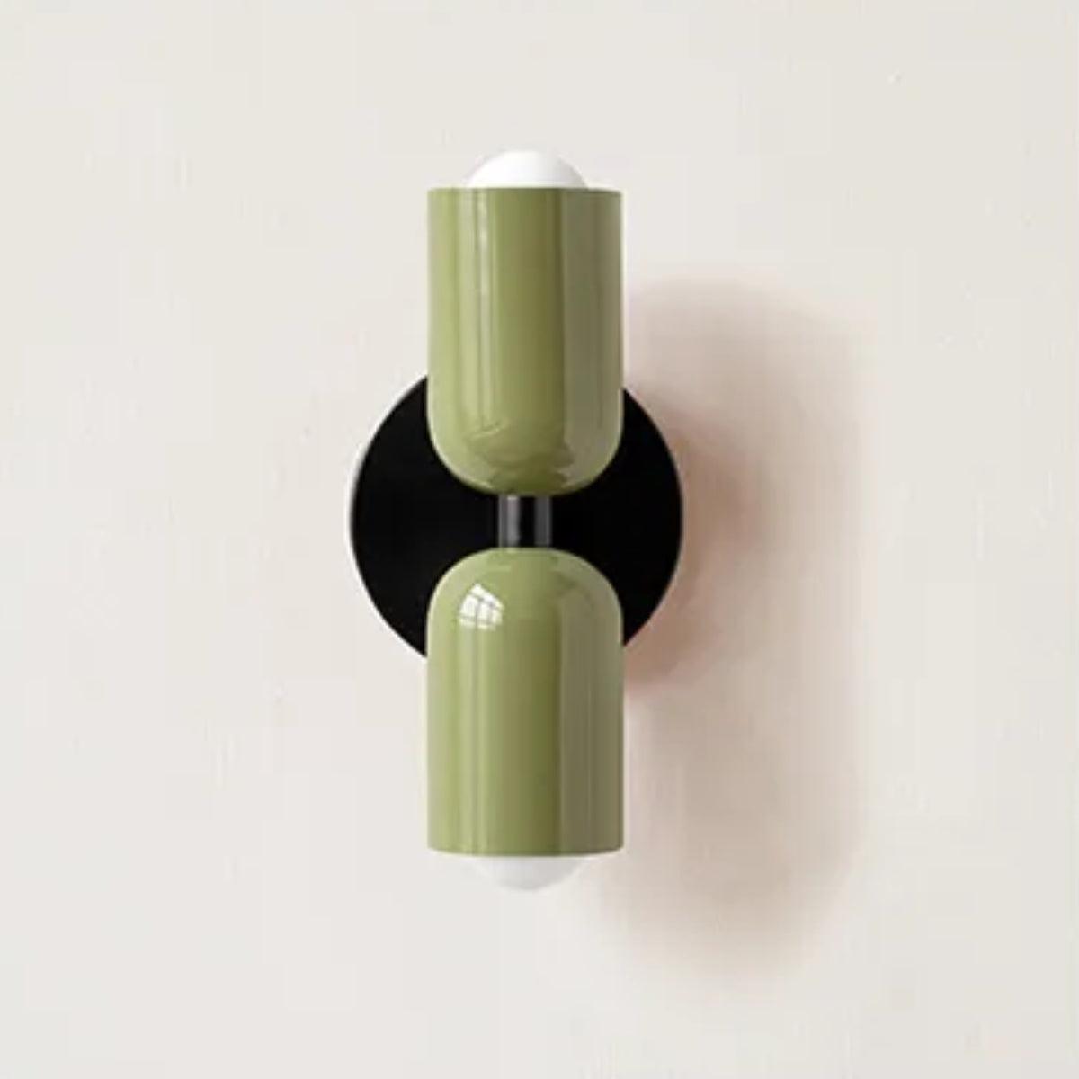 Double Head Scandinavian Wall Lamp in Glass