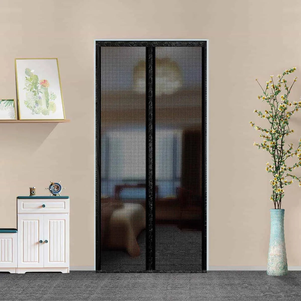 Durable Magnetic Mosquito Net Curtain for Doors