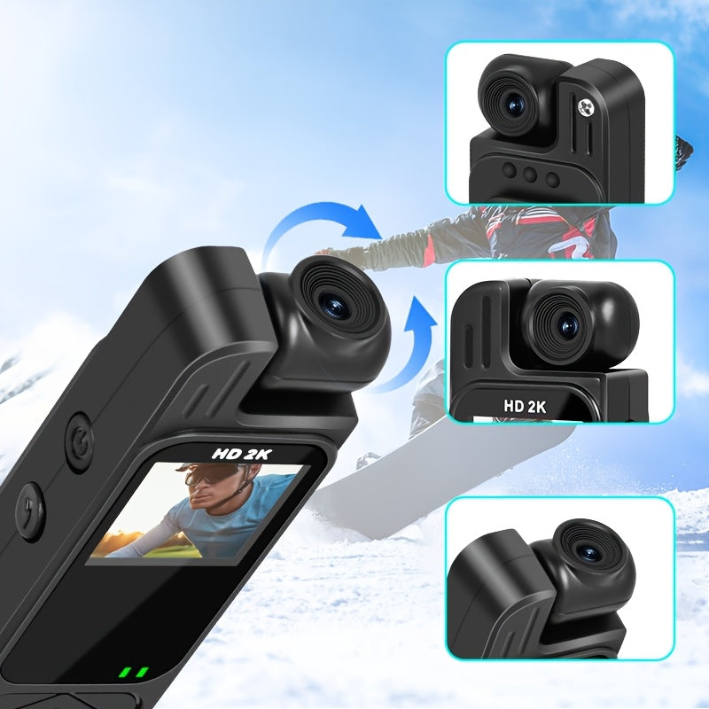 Portable Mini Camera with 1440p Resolution and Automatic Recording