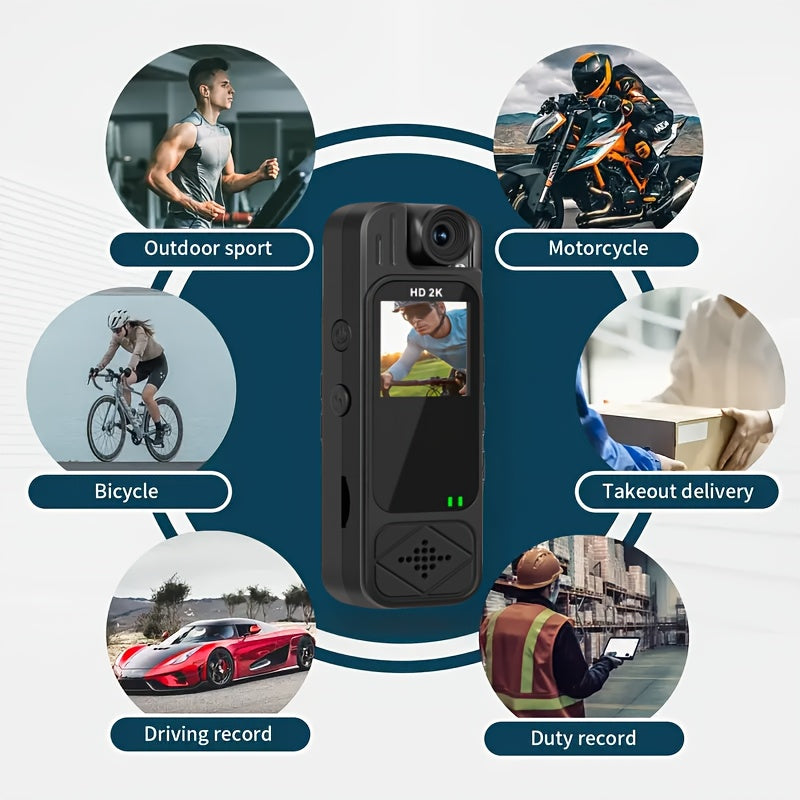 Portable Mini Camera with 1440p Resolution and Automatic Recording