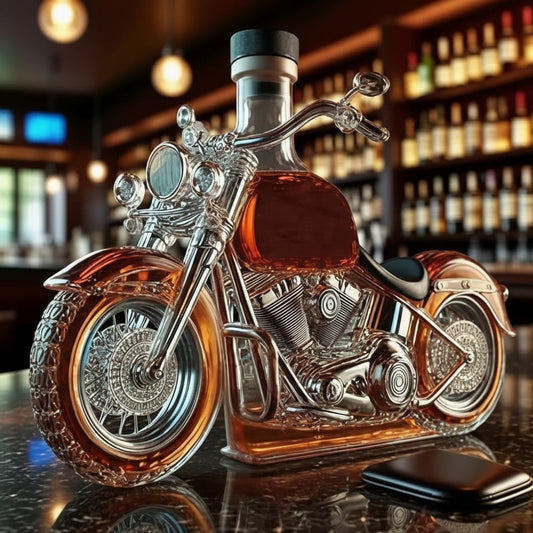 Motorcycle Engine Decorative Alcohol Bottle