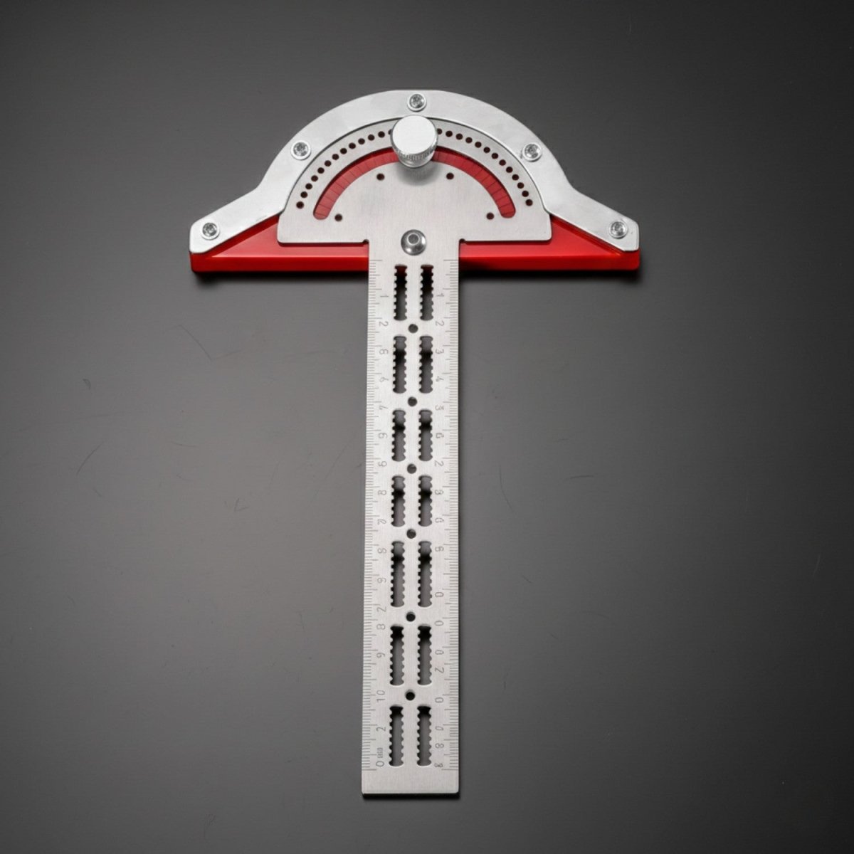Adjustable Stainless Steel Woodworking Ruler for Precision Angles