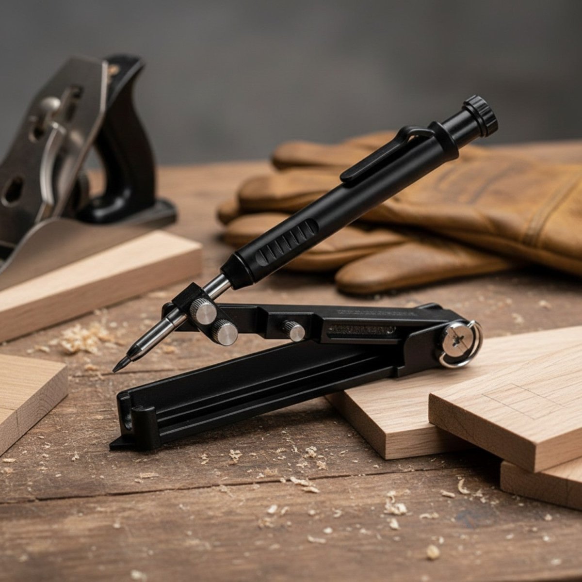 Adjustable Precision Marking Tool for Accurate Measurements and Outlines