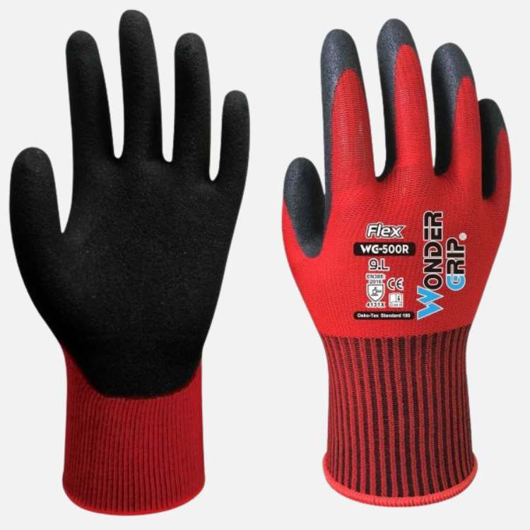 Nitrile-Coated Nylon Gardening Gloves for Wet and Dry Conditions