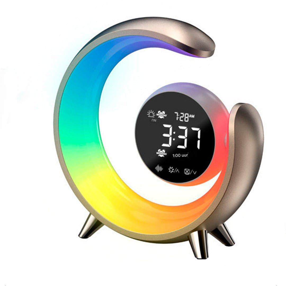 Multifunctional RGB Night Light with Alarm Clock and USB Charging