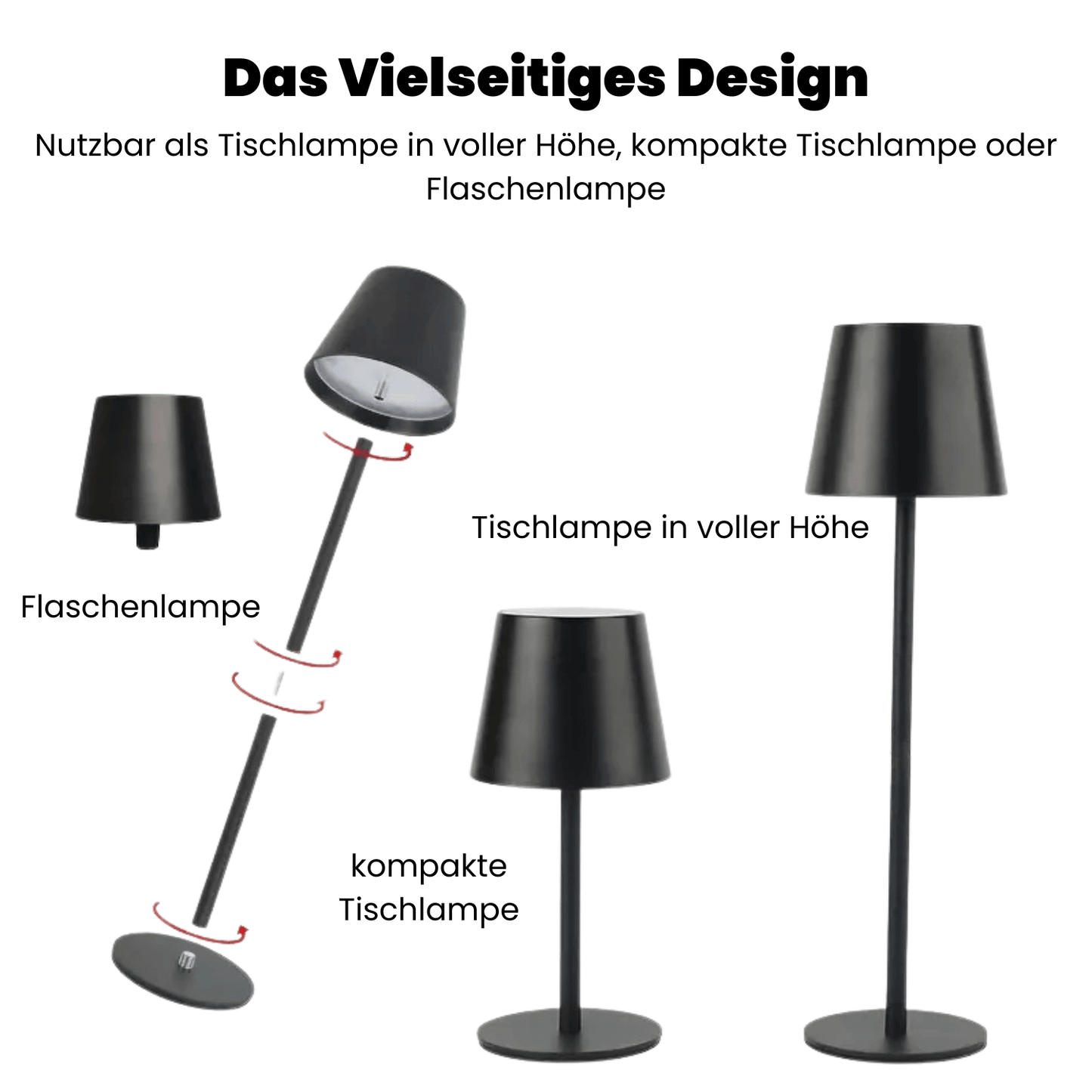 Wireless Touch Control Dimmable LED Table Lamp