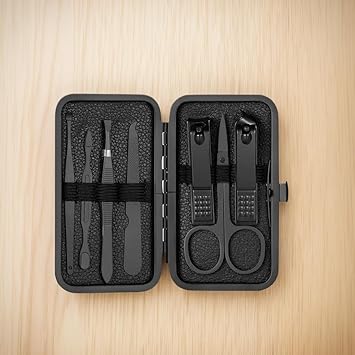 Professional Nail Care Set with Precision Tools and Travel Case