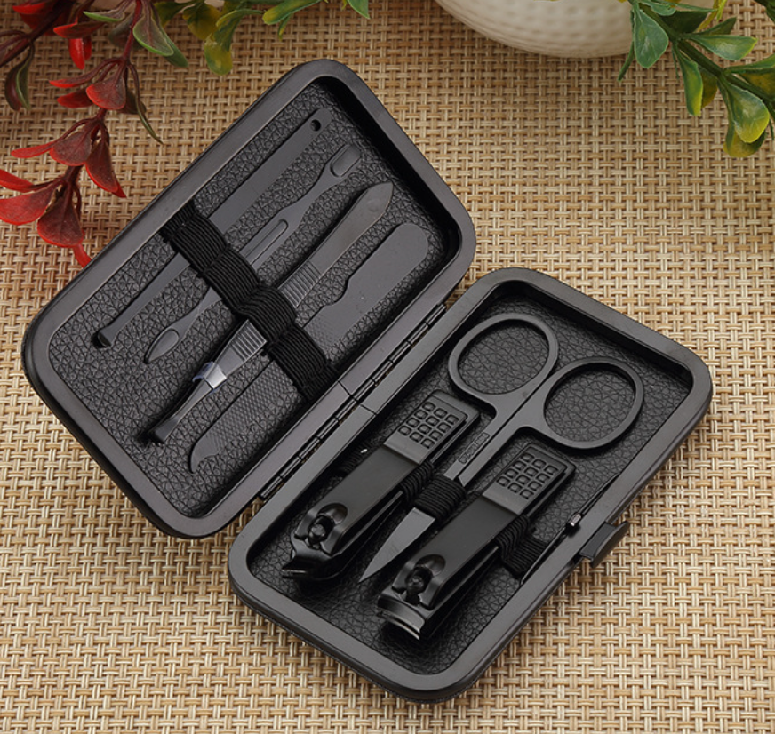 Professional Nail Care Set with Precision Tools and Travel Case
