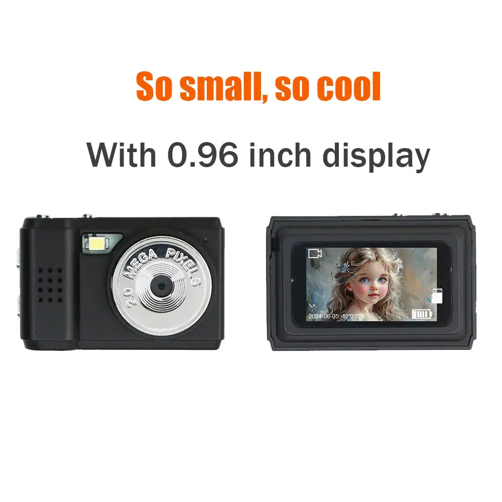 Mini HD Camera with 128GB Memory Expansion