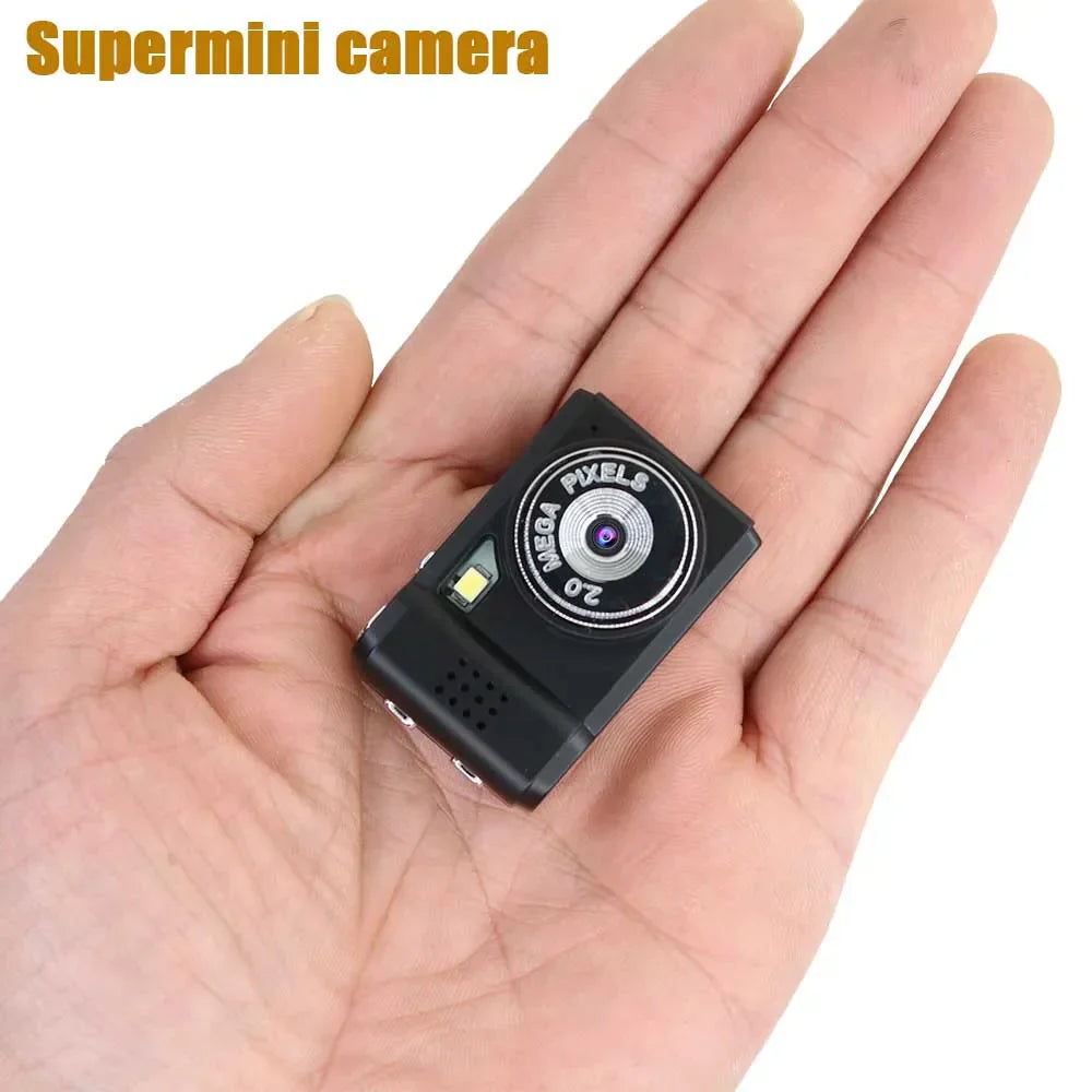 Mini HD Camera with 128GB Memory Expansion