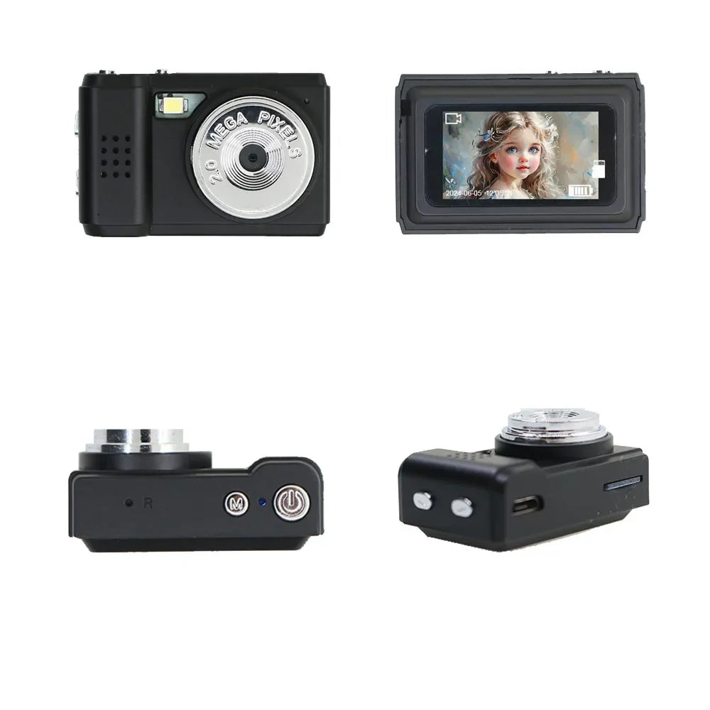 Mini HD Camera with 128GB Memory Expansion