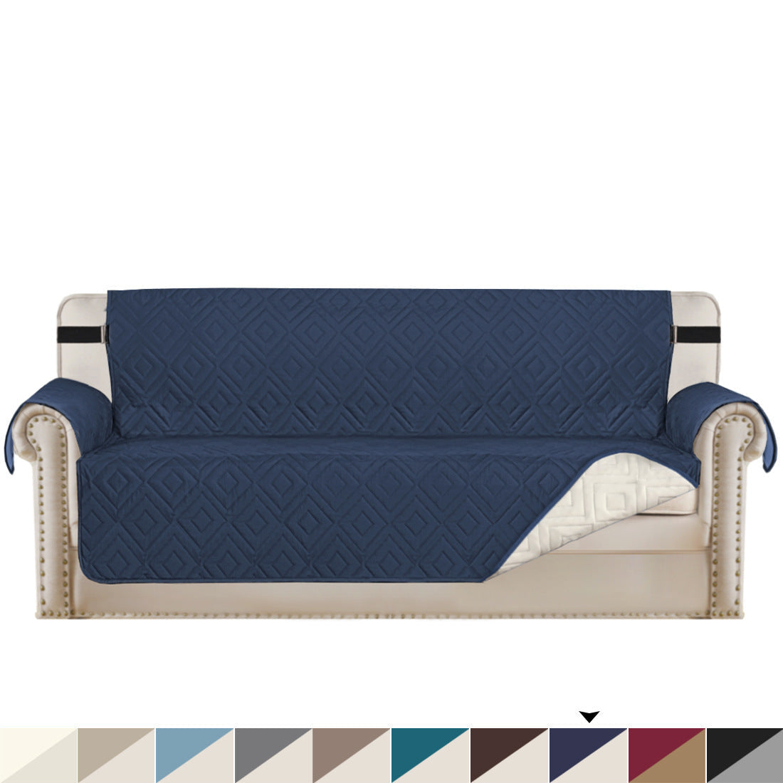 Water-Repellent Quilted Sofa Cover Pet Protector Non-Slip Throw