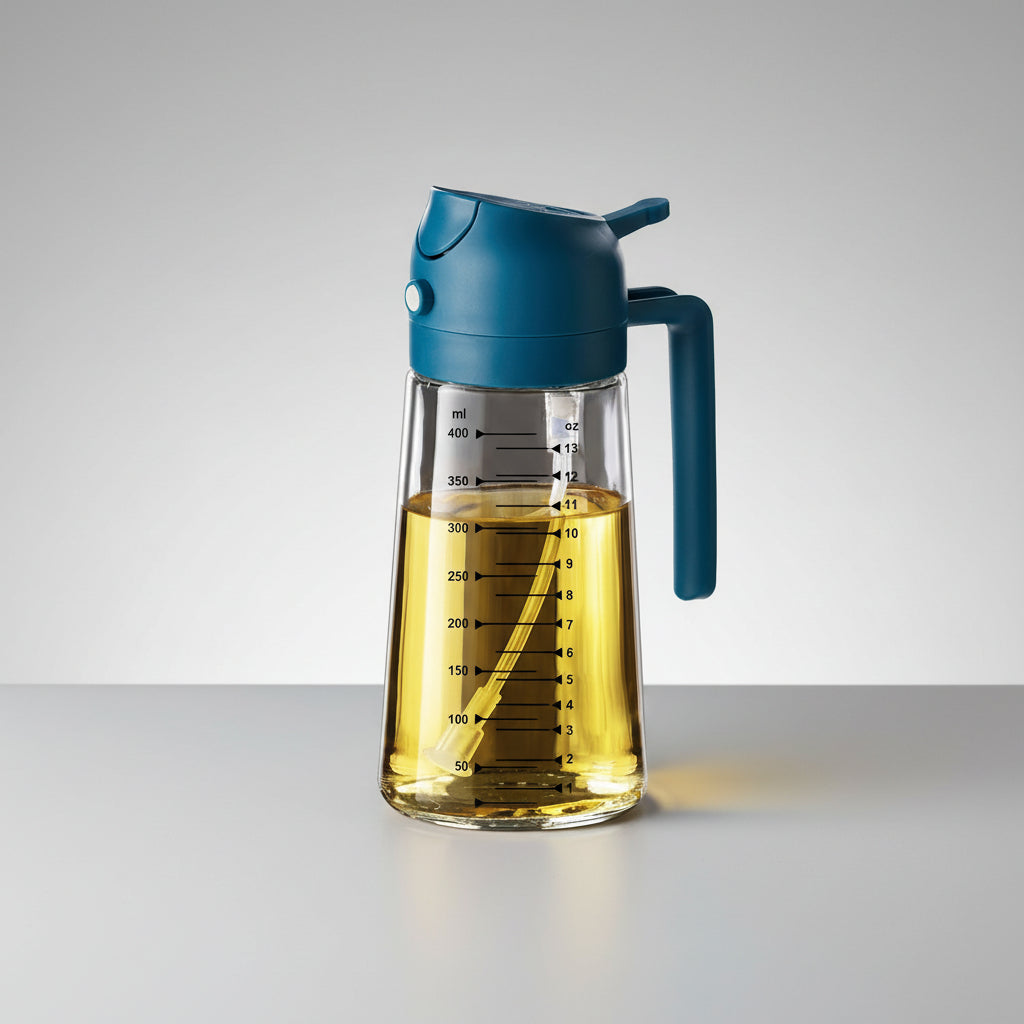 16oz BPA-Free Glass Olive Oil Sprayer & Dispenser