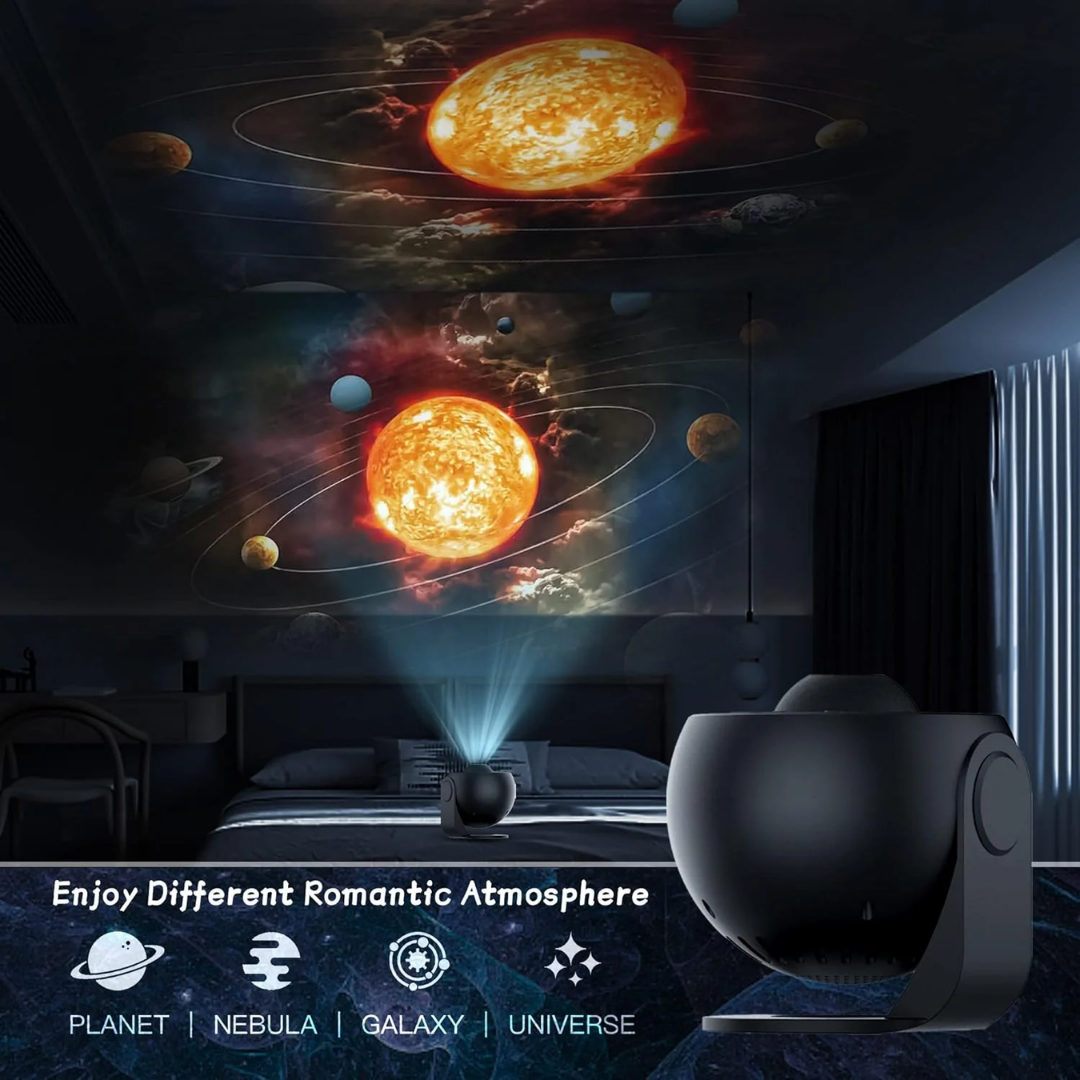 360° Star Projector with Customizable Colors and Soothing Ambiance