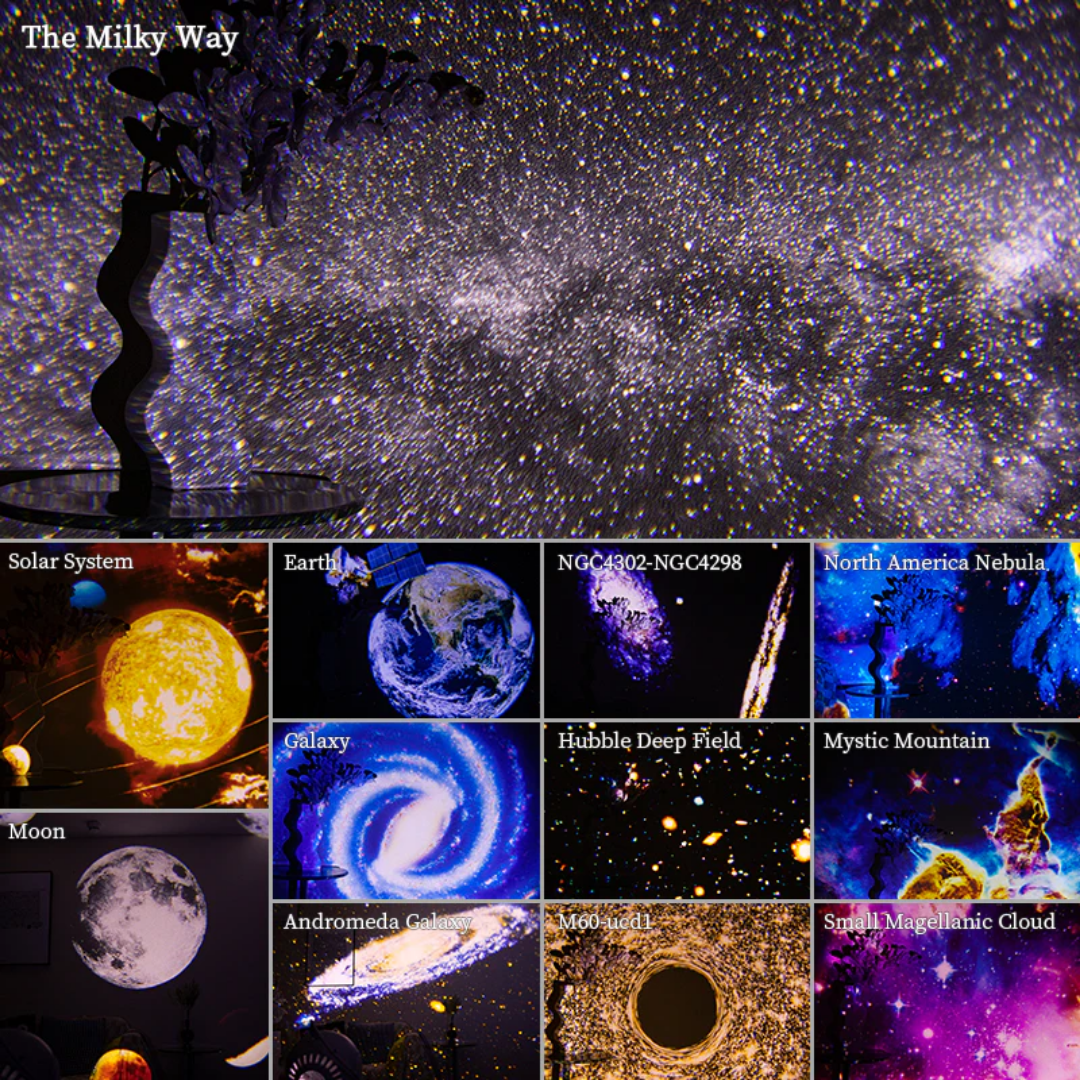360° Star Projector with Customizable Colors and Soothing Ambiance