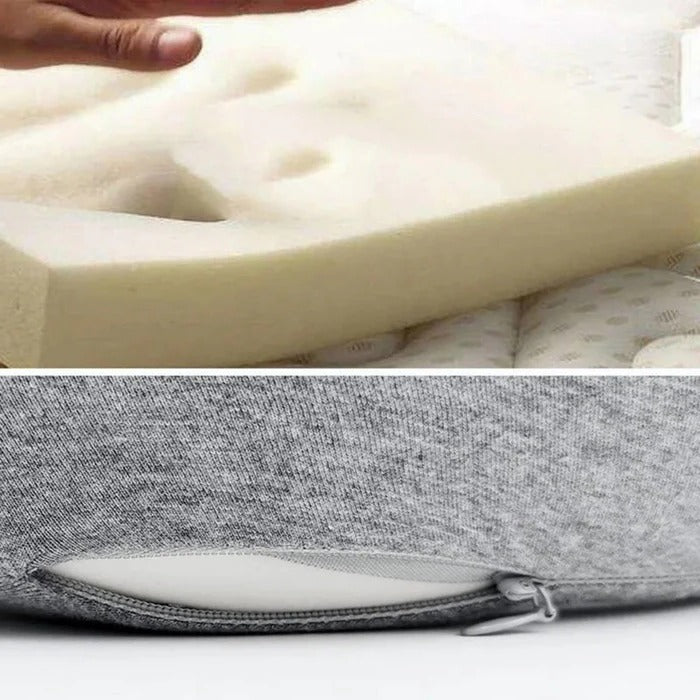 Memory Foam Travel Neck Pillow with 360° Support