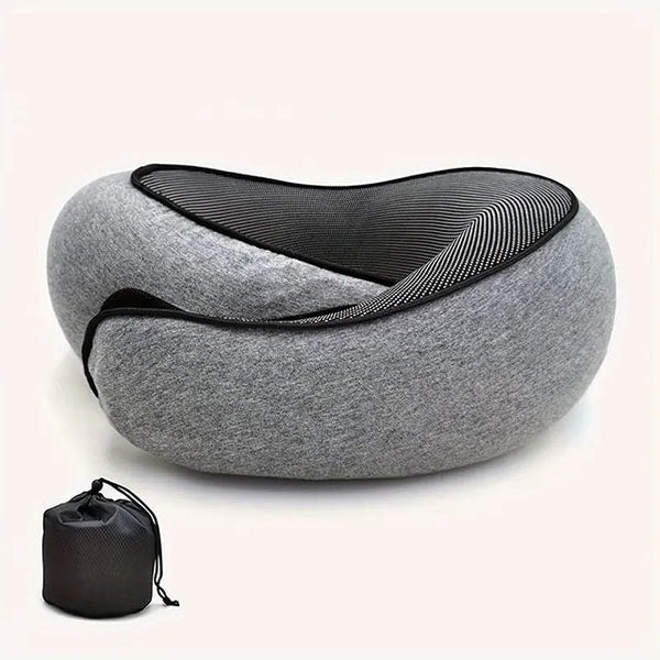 Memory Foam Travel Neck Pillow with 360° Support