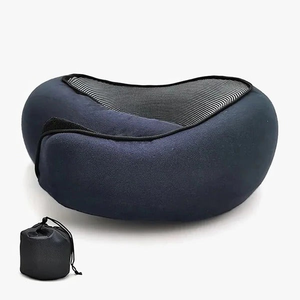 Memory Foam Travel Neck Pillow with 360° Support