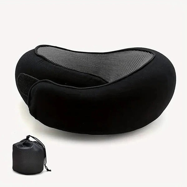 Memory Foam Travel Neck Pillow with 360° Support