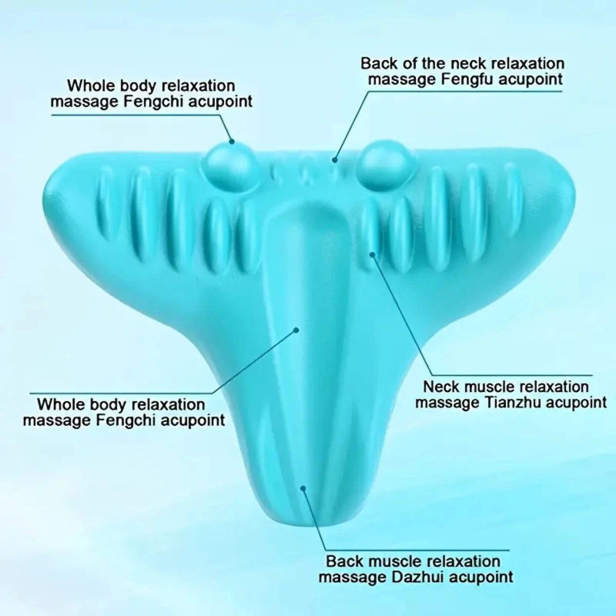 Ergonomic Neck Stretch Pillow for Cervical Support