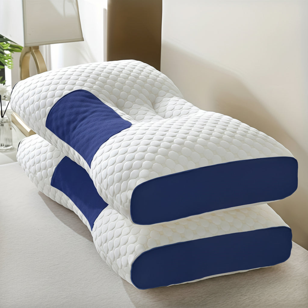 Adjustable Ergonomic Neck Massage Pillow with Soft Support