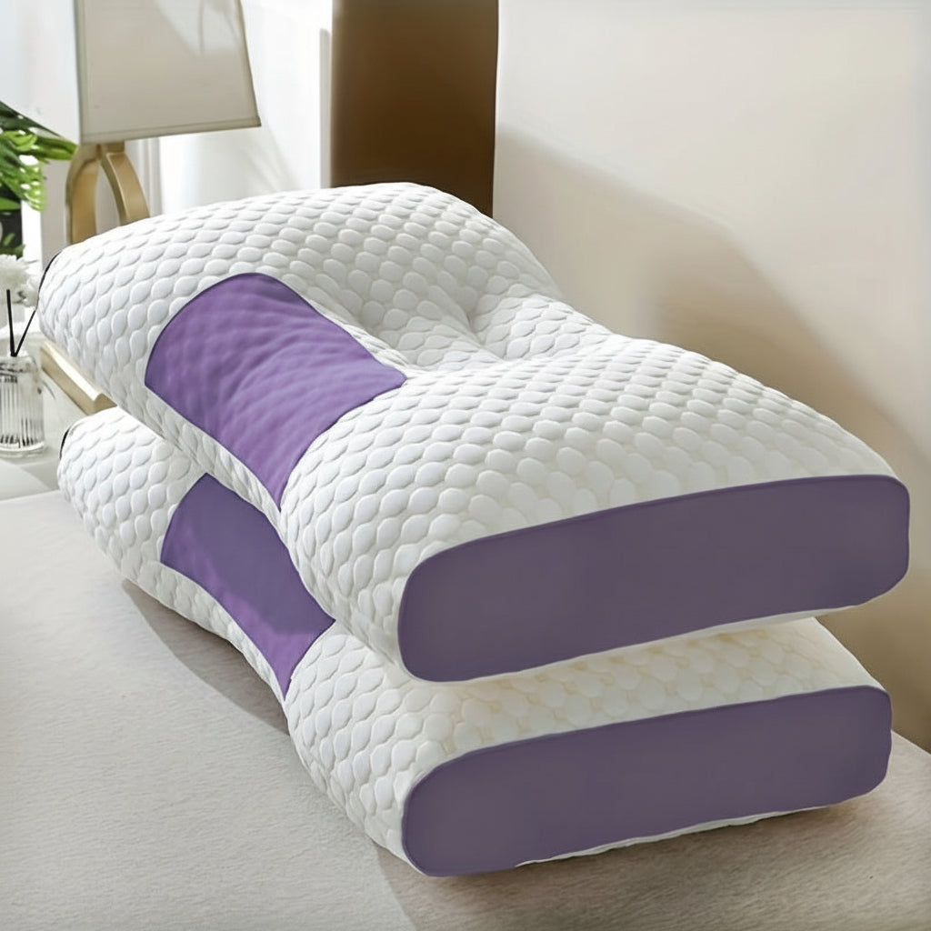 Adjustable Ergonomic Neck Massage Pillow with Soft Support
