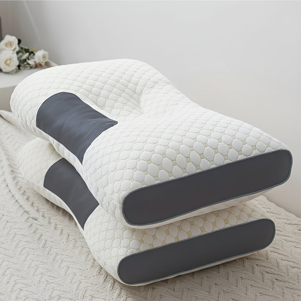 Adjustable Ergonomic Neck Massage Pillow with Soft Support