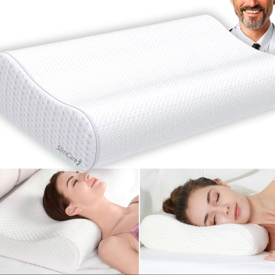 Ergonomic Neck Support Pillow for Pain Relief and Comfort