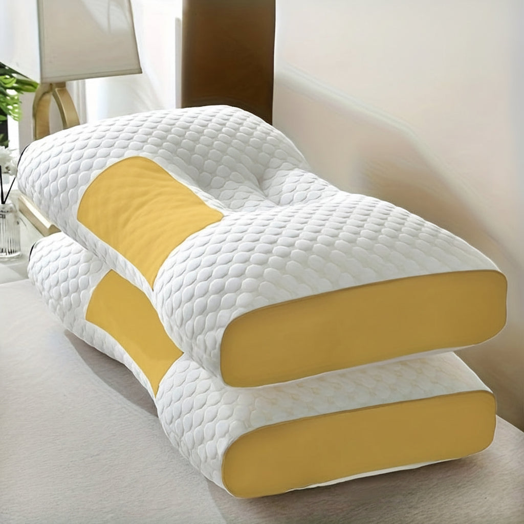 Adjustable Ergonomic Neck Massage Pillow with Soft Support