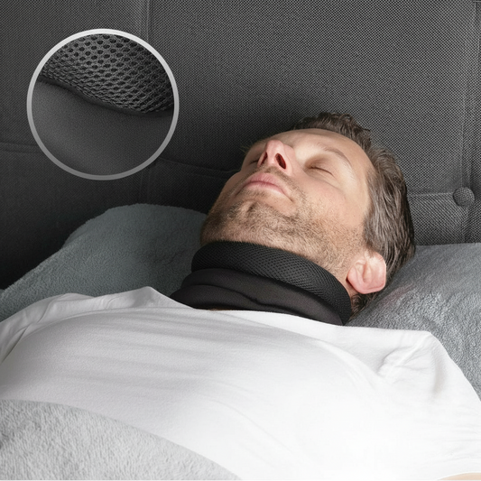 Ergonomic Neck Support Cushion for Sleep and Airway Alignment