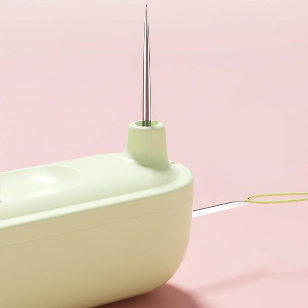 Compact Needle Threader and Seam Trimmer Set