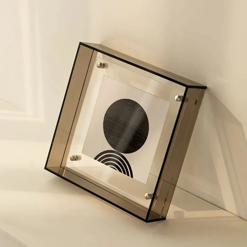 Neon Acrylic Floating Picture Frame - Contemporary Design