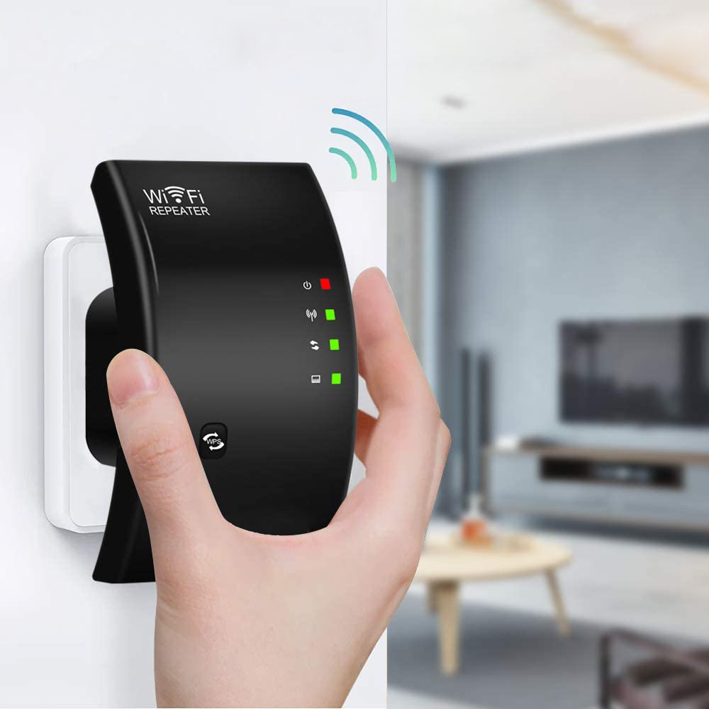 Wireless WiFi Extender with 300 Mbps Speed and 30m Range