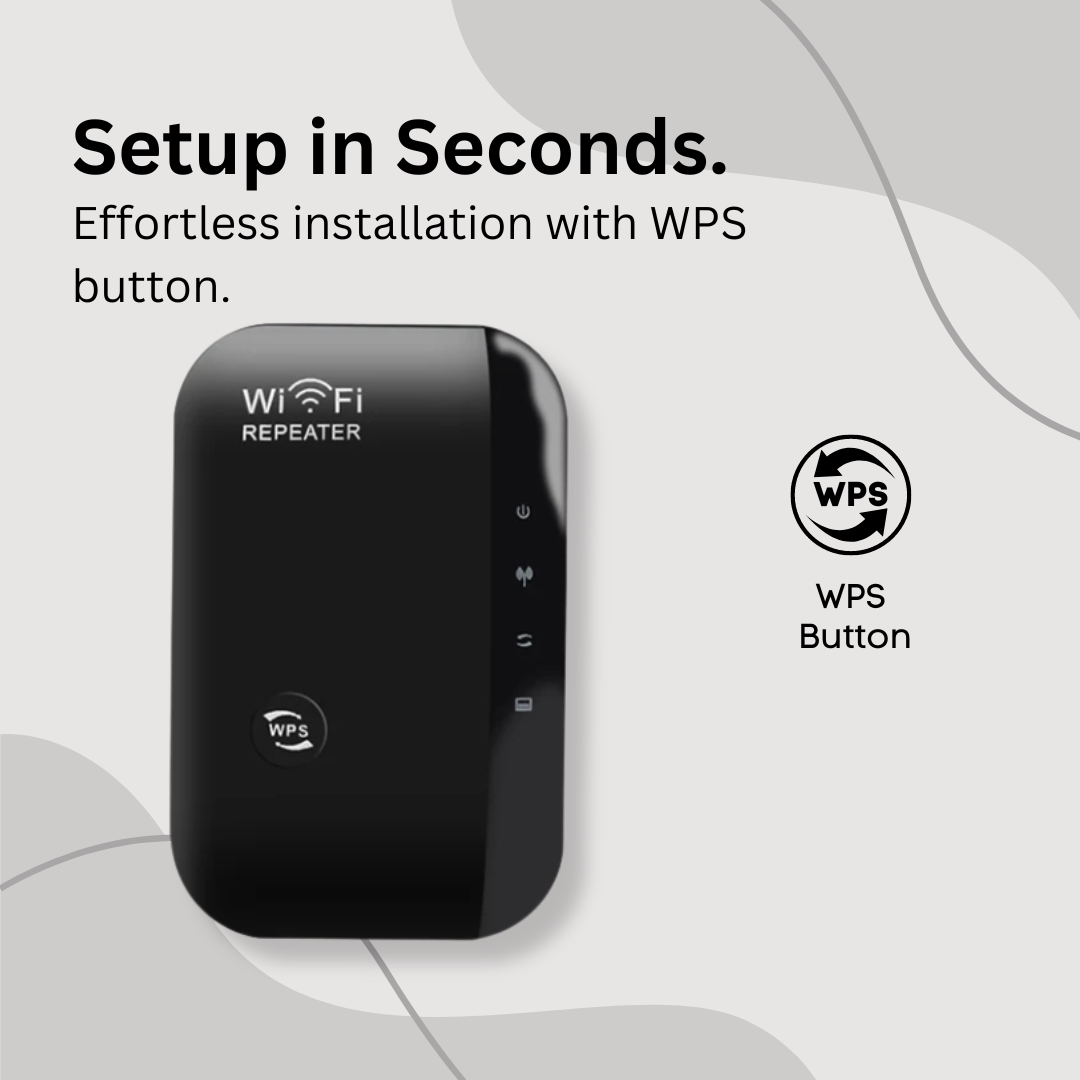 WiFi Repeater with Dual-Band Technology for Stronger Signal
