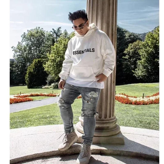 Men's Timeless Comfort Hoodie - Versatile Cotton Blend