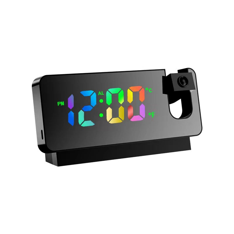 LED Projection Alarm Clock with Clear Time Display