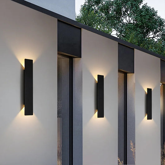 Weather-Resistant Outdoor Wall Lamp with Powerful LED Lighting